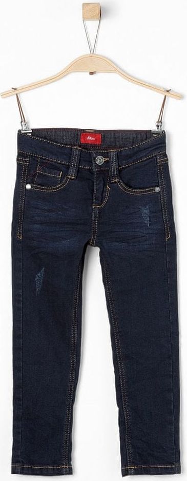 s.Oliver chlapecké kalhoty slim 104 modrá - obrázek 1