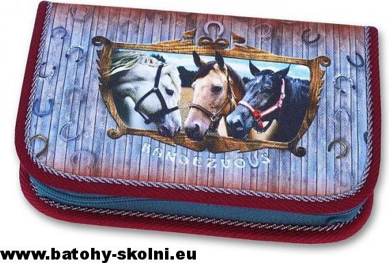 Školní pouzdro penál 2 klopy Emipo Randezvous > varianta 4. - obrázek 1