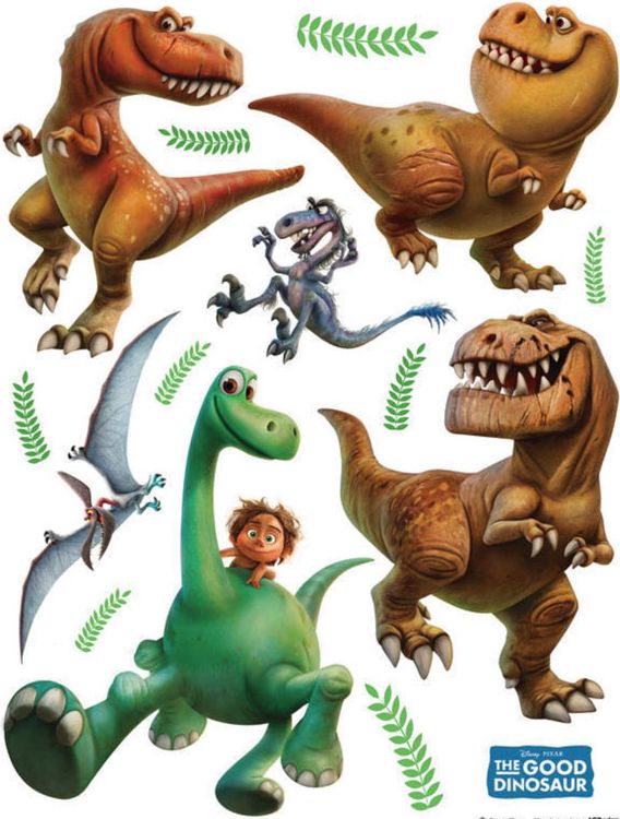 Agart Samolepky na zeď Hodný Dinosaurus film, 30x30 cm - obrázek 1