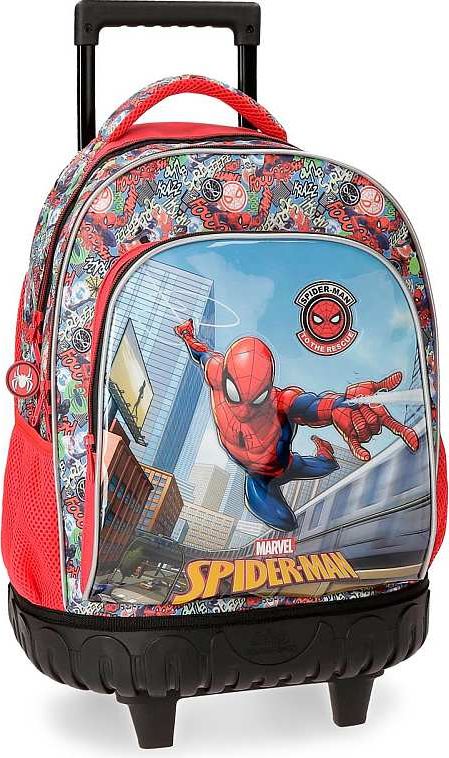 Joumabags Batoh na kolečkách Spiderman Grafiti 43 cm - obrázek 1