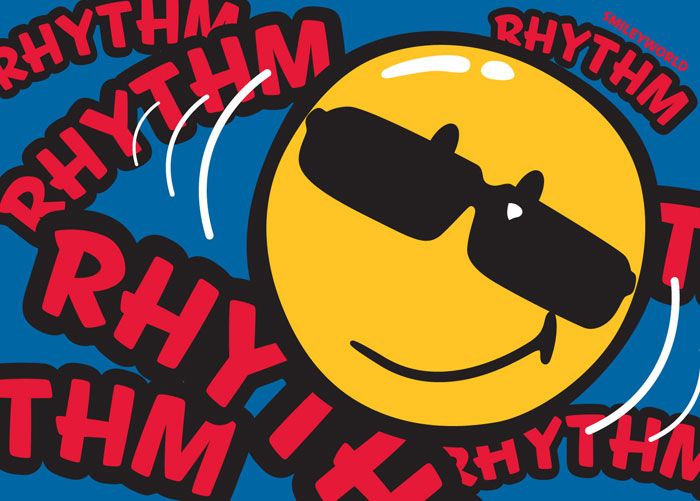 Vopi dětský koberec Smiley Rhythm 95x133 - obrázek 1