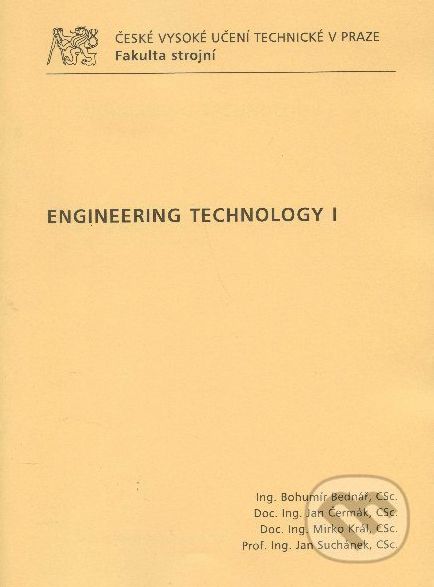 Engineering Technology 1 - Bohumil Bednář - obrázek 1