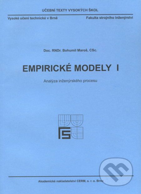 Empirické modely I. - Bohumil Maroš - obrázek 1