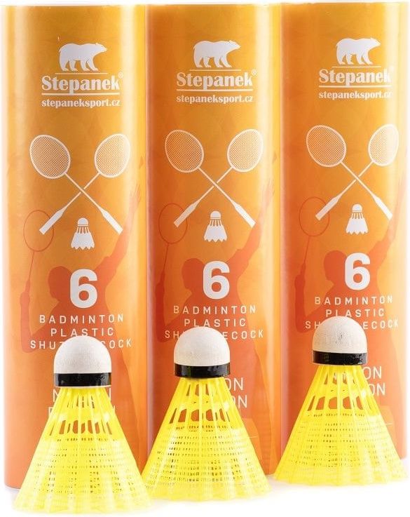 Stepanek Badmintonové míčky Stepanek Nylon Edition (6ks) - rychlý - obrázek 1