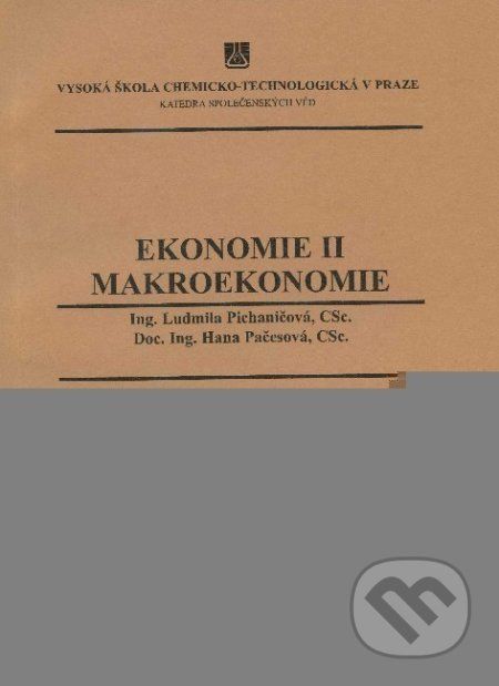 Ekonomie II: Makroekonomie - Ludmila Pichaničová - obrázek 1