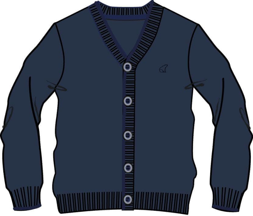 North Pole chlapecký cardigan 116 tmavě modrá - obrázek 1