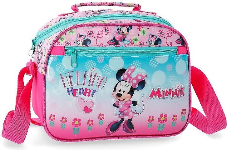 JOUMMABAGS Junior taška Minnie Heart Polyester, PVC, 25x19x10 cm - obrázek 1