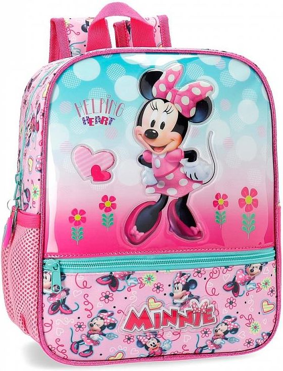 JOUMMABAGS Junior batoh Minnie Heart Polyester, 28x23x10 cm - obrázek 1