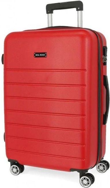 JOUMMABAGS ABS Cestovní kufr Roll Road Magazine Red ABS plast, 76x51x29 cm, objem 95 l - obrázek 1