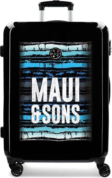 JOUMMABAGS ABS Cestovní kufr Maui and Sons Waves ABS plast, 69x46x26, objem 70 l - obrázek 1
