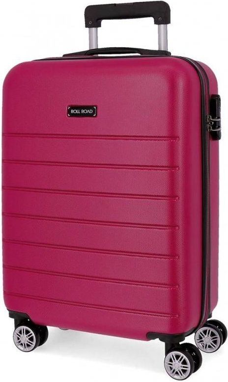 JOUMMABAGS ABS Cestovní kufr Roll Road Magazine Fuchsia ABS plast, 55x40x20 cm, objem 37 l - obrázek 1