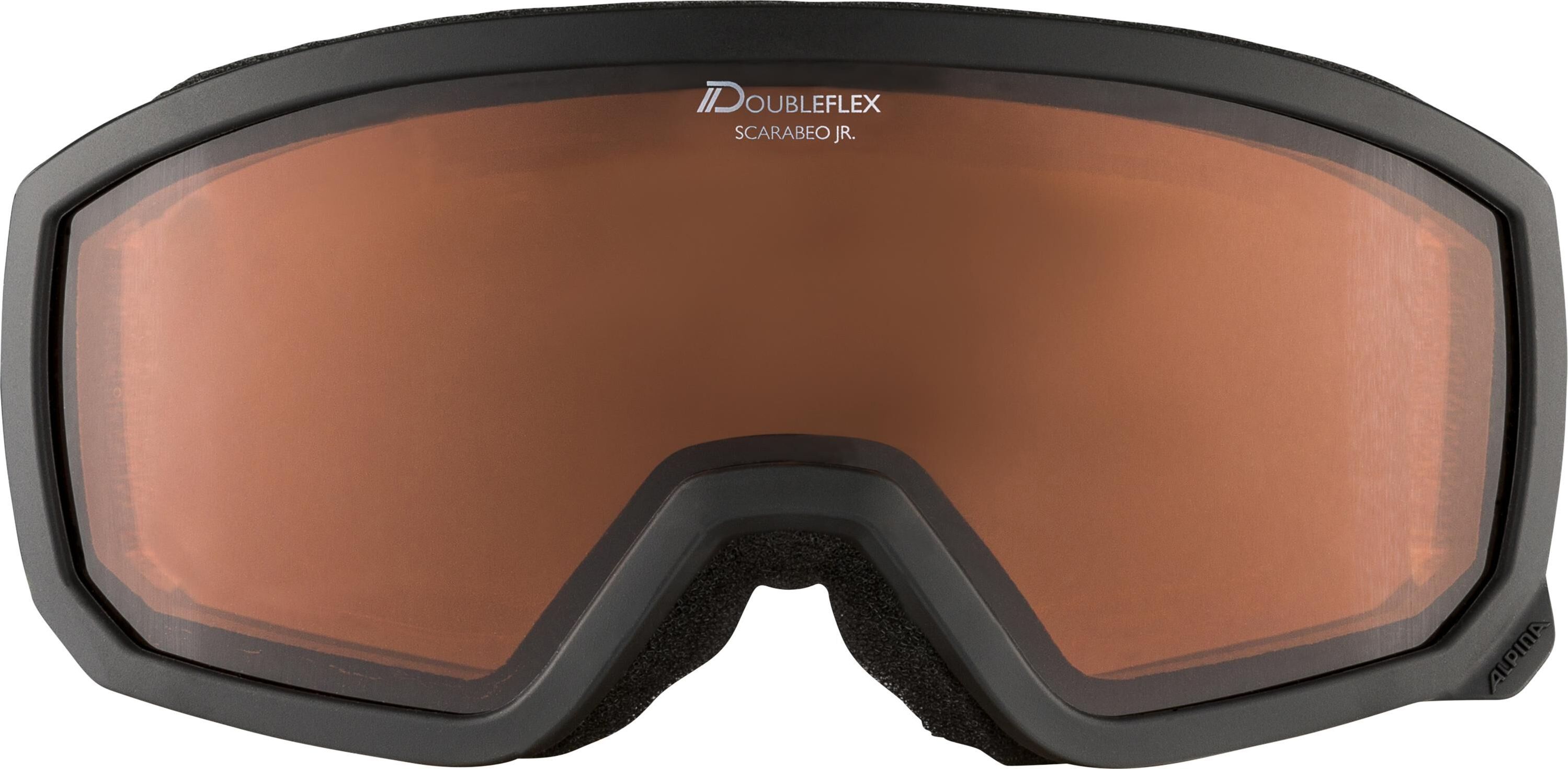 Alpina brýle lyžařské jr. Scarabeo JR DH black-neon S40 - obrázek 3