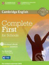 Complete First for Schools - Student's Book without Answers - Guy Brook-Hart, Helen Tiliouine - obrázek 1