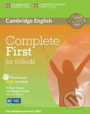 Complete First for Schools - Workbook with Answers - Barbara Thomas, Amanda Thomas, with Helen Tiliouine - obrázek 1