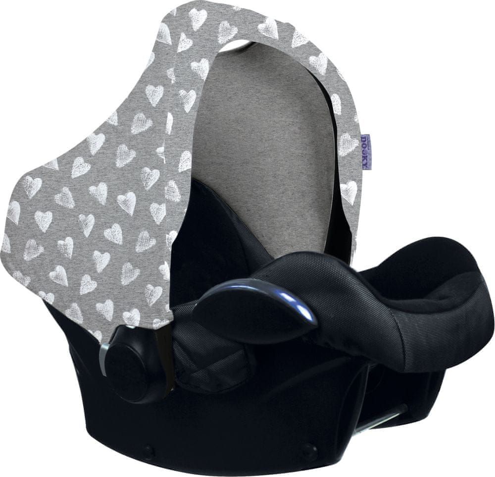Dooky Hoody Limited HEARTS GREY - obrázek 1