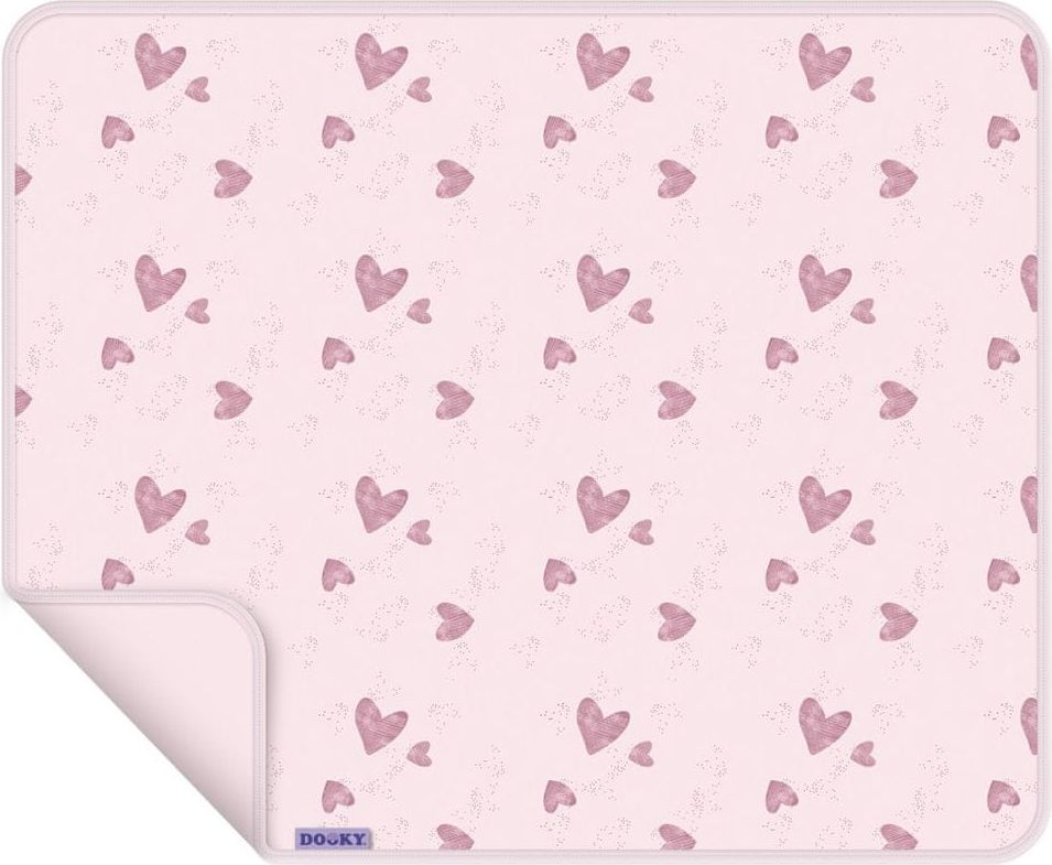 Dooky deka Blanket Pink Hearts - obrázek 1