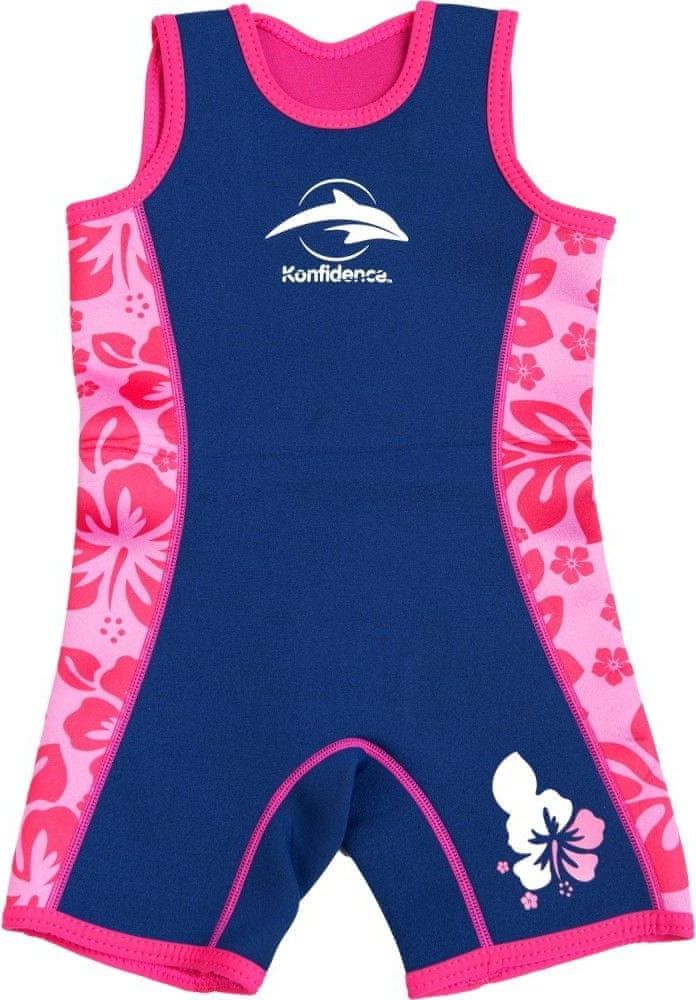 KONFIDENCE Neopren short dětský WARMA WETSUIT, ibišek/růžová, 4-5 let - obrázek 1