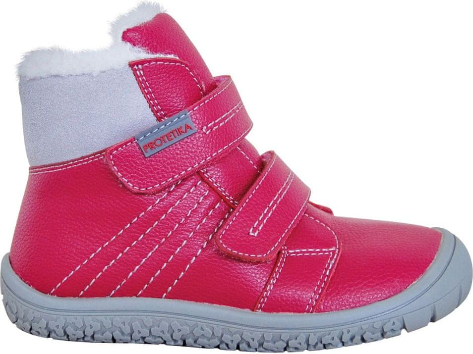Protetika dívčí zimní barefoot boty Artik 32 růžová - obrázek 1