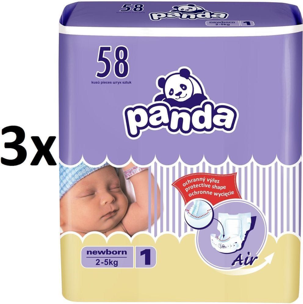 Panda 1 Newborn (2-5 kg) 174 ks (3x58 ks) - obrázek 1
