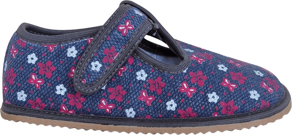 Protetika dívčí barefoot bačkůrky Raven 35 modrá - obrázek 1