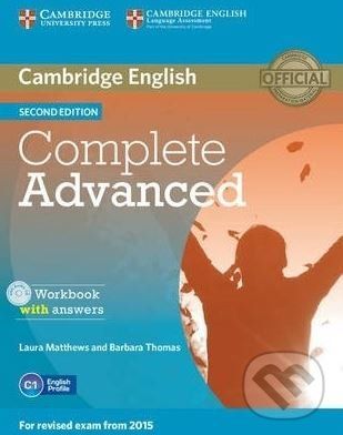 Complete Advanced - Workbook with answers - Laura Matthews and Barbara Thomas - obrázek 1