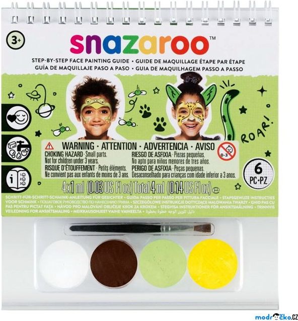Snazaroo - Sada 4 barev na obličej, Mix - obrázek 1
