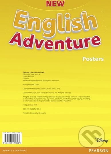 New English Adventure - Starter B Posters - - obrázek 1