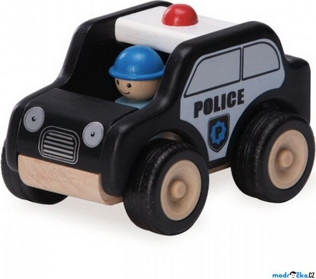 Auto - Miniworld, Hlídkové vozidlo dřevěné (Wonderworld) - obrázek 1