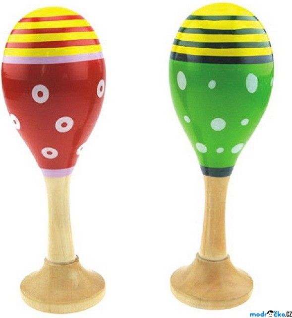 Hudba - Rumbakoule Maracas Junior, 1ks (Bigjigs) - obrázek 1