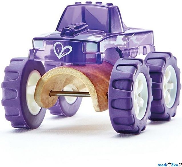 Auto - Autíčko mini Monster Truck fialové (Hape) - obrázek 1