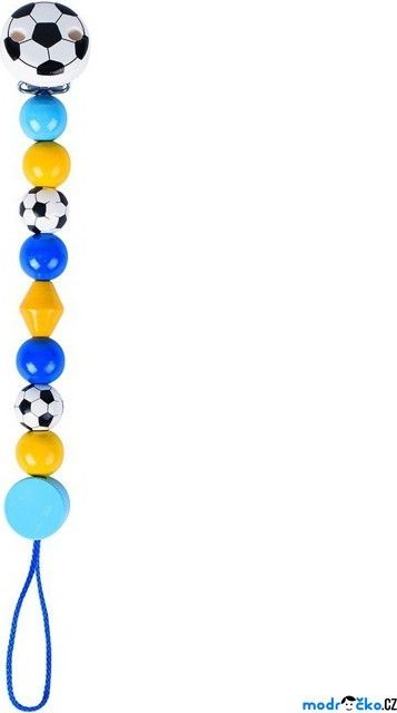 Klip na dudlík - Fotbal modrý (Heimess) - obrázek 1