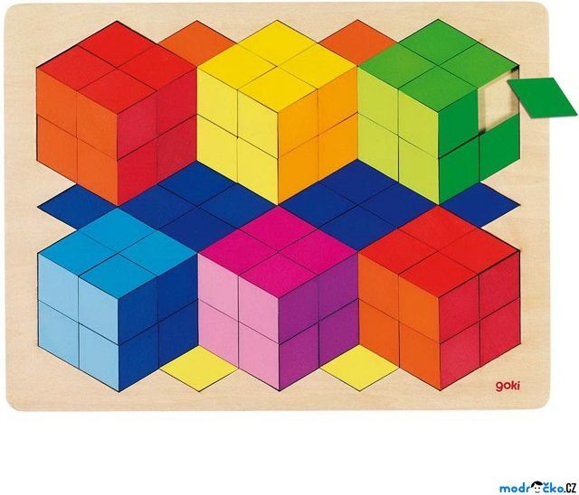 Puzzle na desce - Velké A3, 3D efekt, 86ks (Goki) - obrázek 1