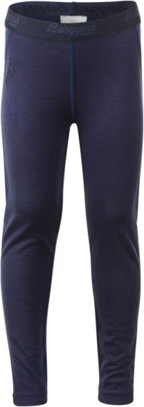 Bergans Dětské kalhoty Merino Fjellrapp Kids Tights Navy 116 - obrázek 1