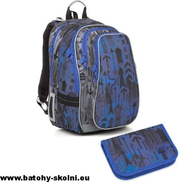 Školní batoh Topgal Šipky 2 dílný set LYNN 18005 Small - obrázek 1