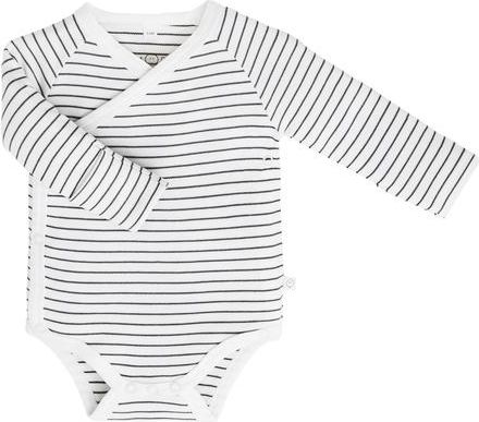 Mori kimono body z organické bavlny a bambusu pruhované Velikost: 12 - 18 m - obrázek 2