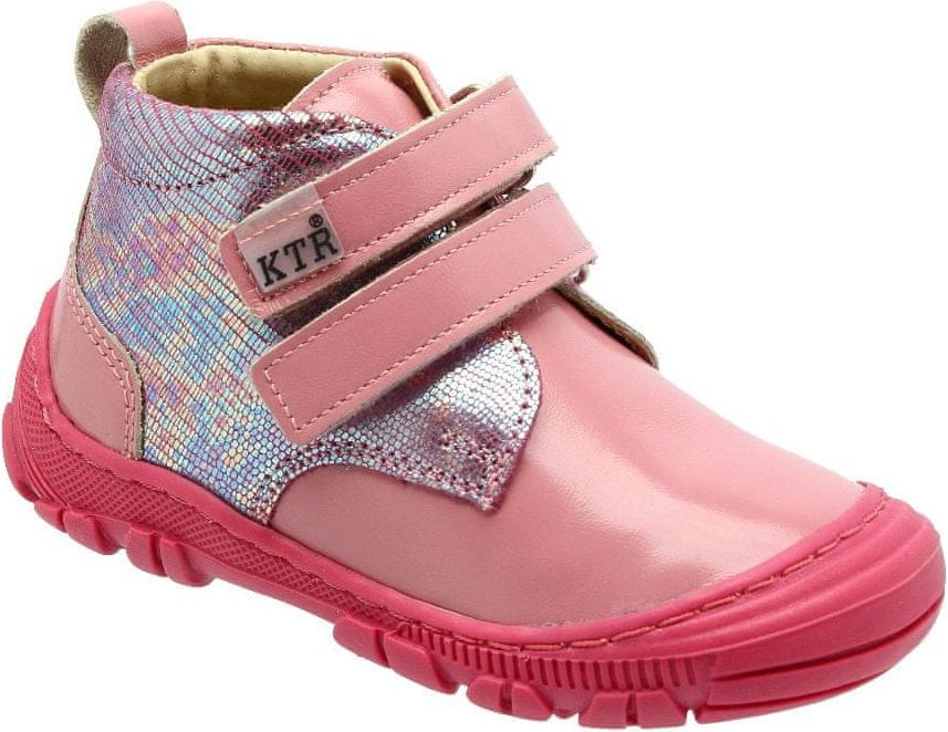 KTR dívčí kotníkové boty 25 růžová - obrázek 1