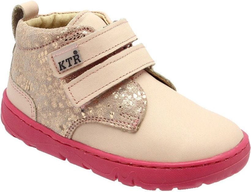 KTR dívčí kotníkové boty 30 růžová - obrázek 1