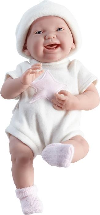 Realistické miminko - holčička - Eliška v krémovém oblečku od firmy Berenguer - obrázek 1