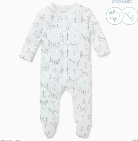 Mori dupačky z organické bavlny a bambusu forest Velikost: 9 - 12 m - obrázek 1