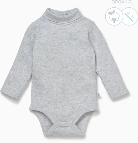 Mori rolákové body z organické bavlny a bambusu šedé Velikost: 18 - 24 m - obrázek 1