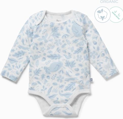 Mori body z organické bavlny a bambusu modré Velikost: 12 - 18 m - obrázek 1