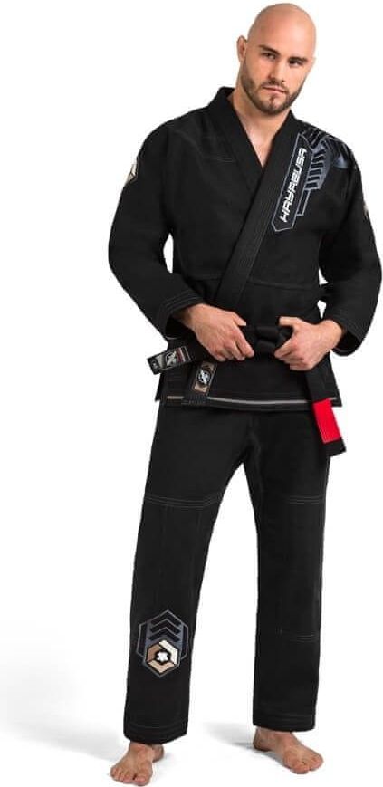 HAYABUSA Hayabusa Goorudo 4 Gold Weave Jiu Jitsu Gi - Black - obrázek 1