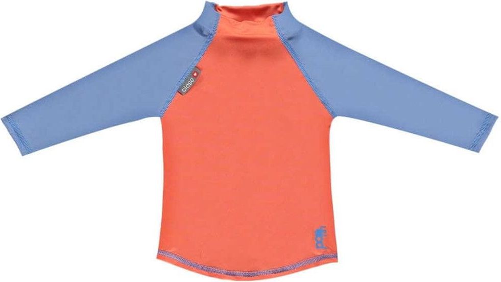 Pop-in dětské UV tričko s dlouhými rukávy 98 modrá/oranžová - obrázek 1