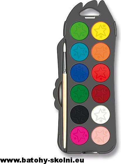 Vodové barvy Maped Color´Peps 12 barev - obrázek 3