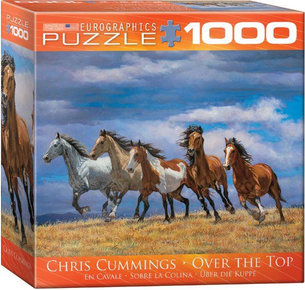 Stádo koní přes vrchol 1000 - obrázek 1