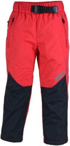 PIDILIDI Dívčí lehké outdoorové kalhoty 104 červené - obrázek 1