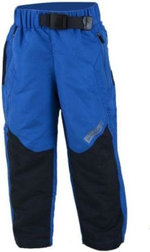 PIDILIDI Chlapecké outdoorové kalhoty s fleecem 140 modré - obrázek 1