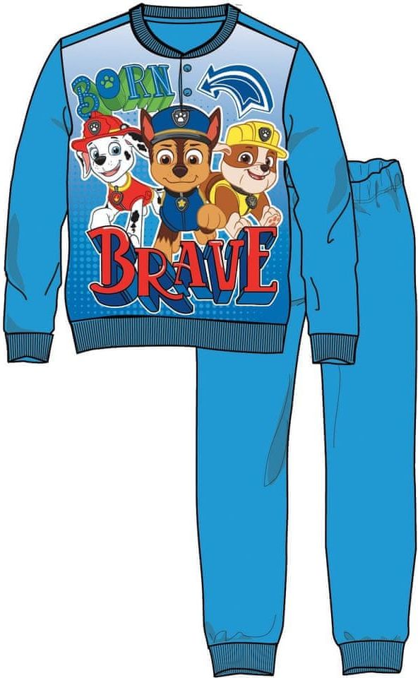 Disney by Arnetta chlapecké pyžamo Paw Patrol 80 modrá - obrázek 1