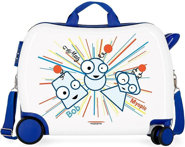 JOUMMABAGS Dětský kufřík na kolečkách MOVOM Myopic MAXI ABS plast, 50x38x20 cm, objem 34 l - obrázek 1