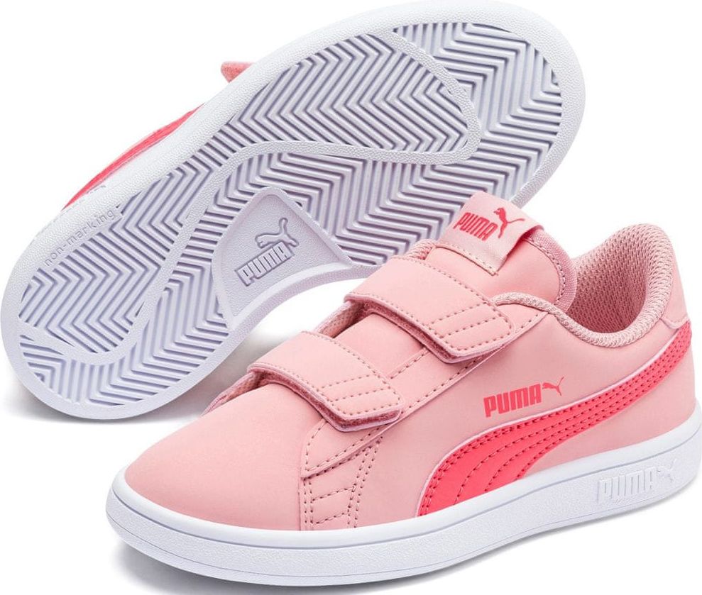 Puma Smash v2 Buck V PS Bridal Rose-Calypso Coral-White 29 - obrázek 1